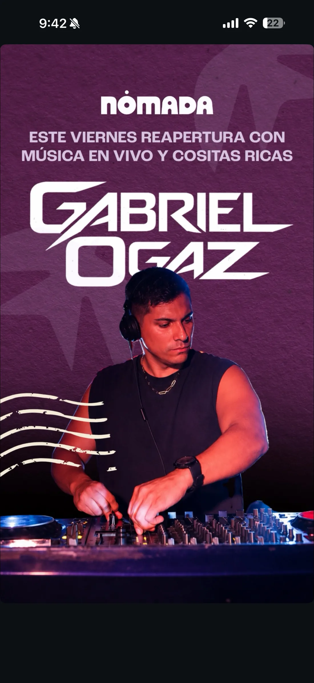 Flyer Chirolas Groove Gabriel Ogaz
